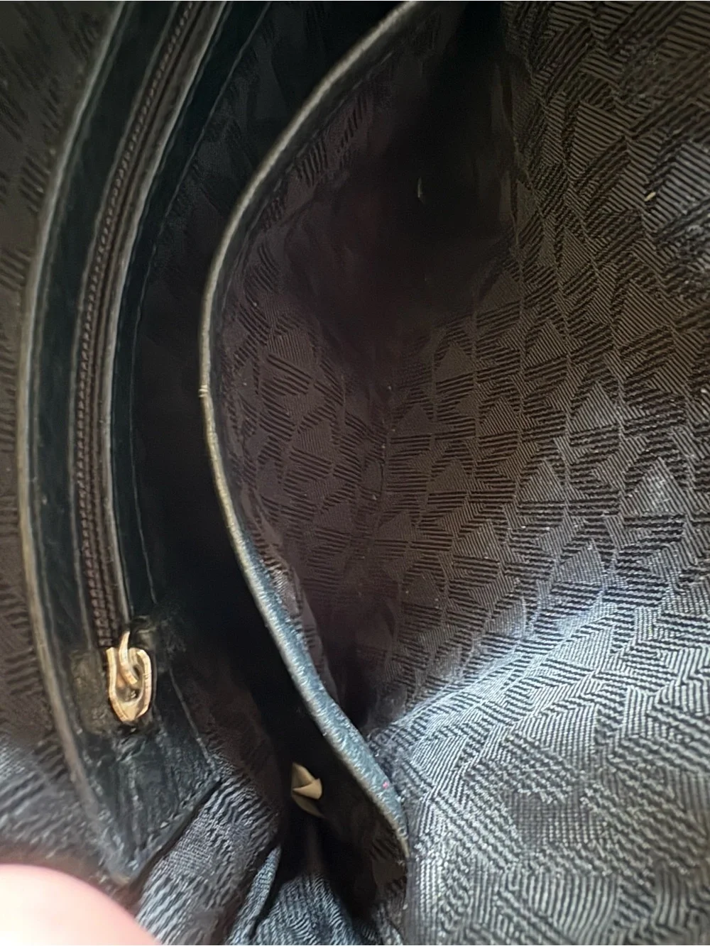Michael Kors Black Pebbled Leather Crossbody